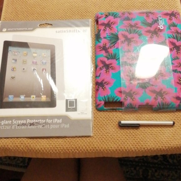 NWT 🖋 📱 IPad 2&3 case screen protector + Stylus - Picture 1 of 4